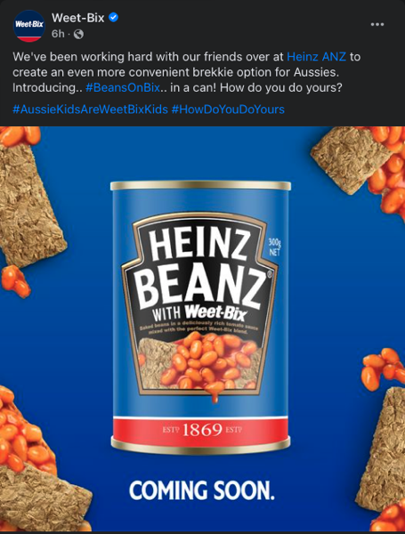 BEANS with WeetBix